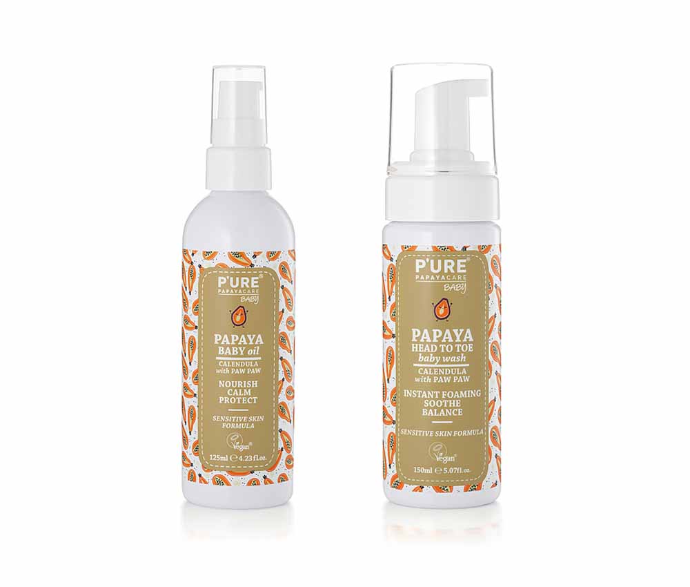 葩葩雅纯净番木瓜婴儿倍护系列